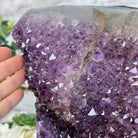 Standard Quality Amethyst Crystal on Cement Base, 46.7 lbs & 14.8" Tall #5614-0082 - Brazil GemsBrazil GemsStandard Quality Amethyst Crystal on Cement Base, 46.7 lbs & 14.8" Tall #5614-0082Clusters on Cement Bases5614-0082