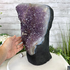Standard Quality Amethyst Crystal on Cement Base, 46.7 lbs & 14.8" Tall #5614-0082 - Brazil GemsBrazil GemsStandard Quality Amethyst Crystal on Cement Base, 46.7 lbs & 14.8" Tall #5614-0082Clusters on Cement Bases5614-0082