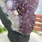Standard Quality Amethyst Crystal on Cement Base, 46.7 lbs & 14.8" Tall #5614-0082 - Brazil GemsBrazil GemsStandard Quality Amethyst Crystal on Cement Base, 46.7 lbs & 14.8" Tall #5614-0082Clusters on Cement Bases5614-0082