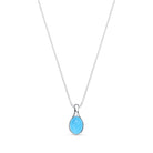 Sterling Silver Oval Classic Necklace & Earring Set w/ Natural Gemstones - Brazil GemsBrazil GemsSterling Silver Oval Classic Necklace & Earring Set w/ Natural GemstonesNecklace & Earring Set14SS9888 - 128