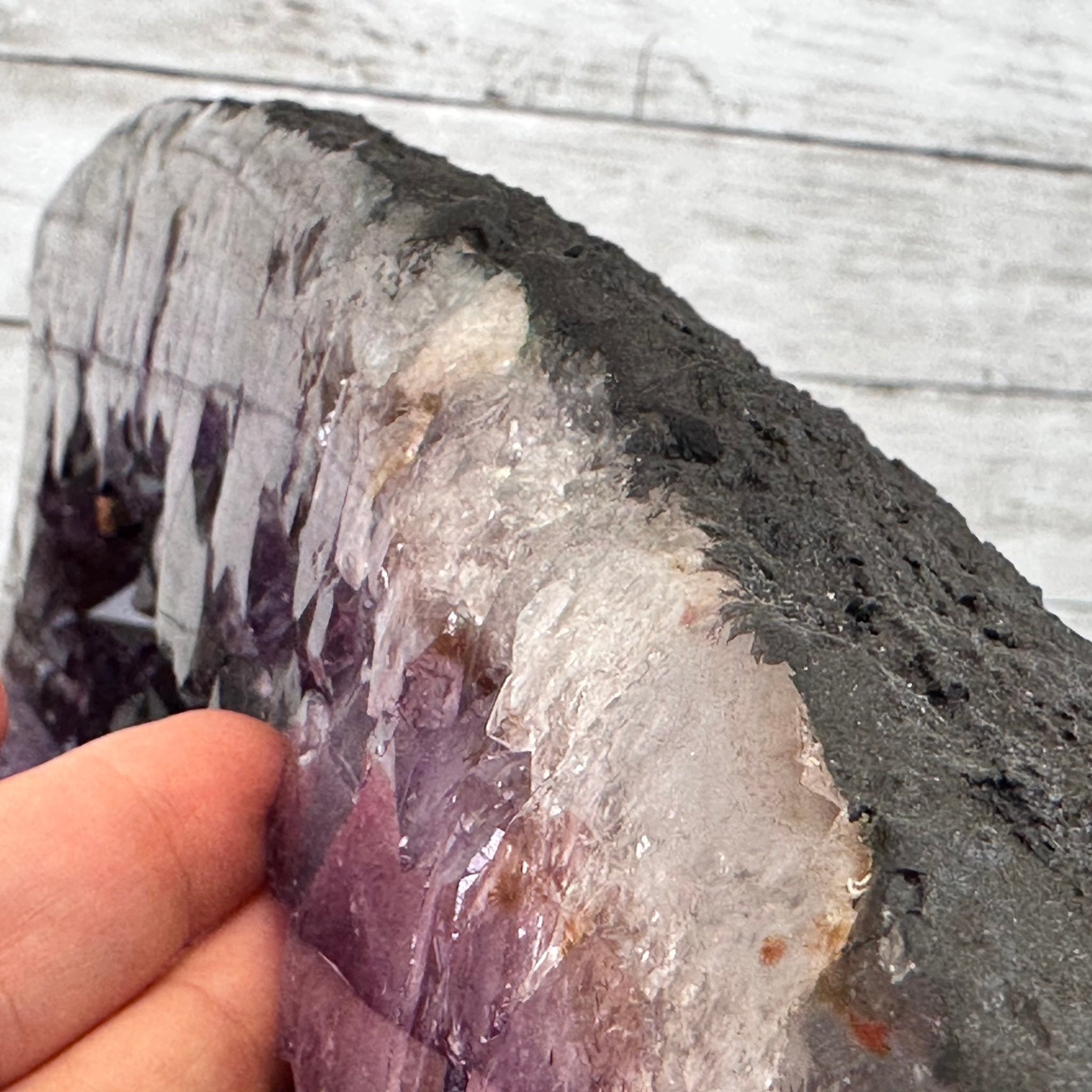 Super Quality Amethyst Cluster "Dolphin" on Metal Stand, 63.9 lbs & 23.1" tall #5491-0059 by Brazil Gems - Brazil GemsBrazil GemsSuper Quality Amethyst Cluster "Dolphin" on Metal Stand, 63.9 lbs & 23.1" tall #5491-0059 by Brazil GemsClusters on Fixed Bases5491-0059