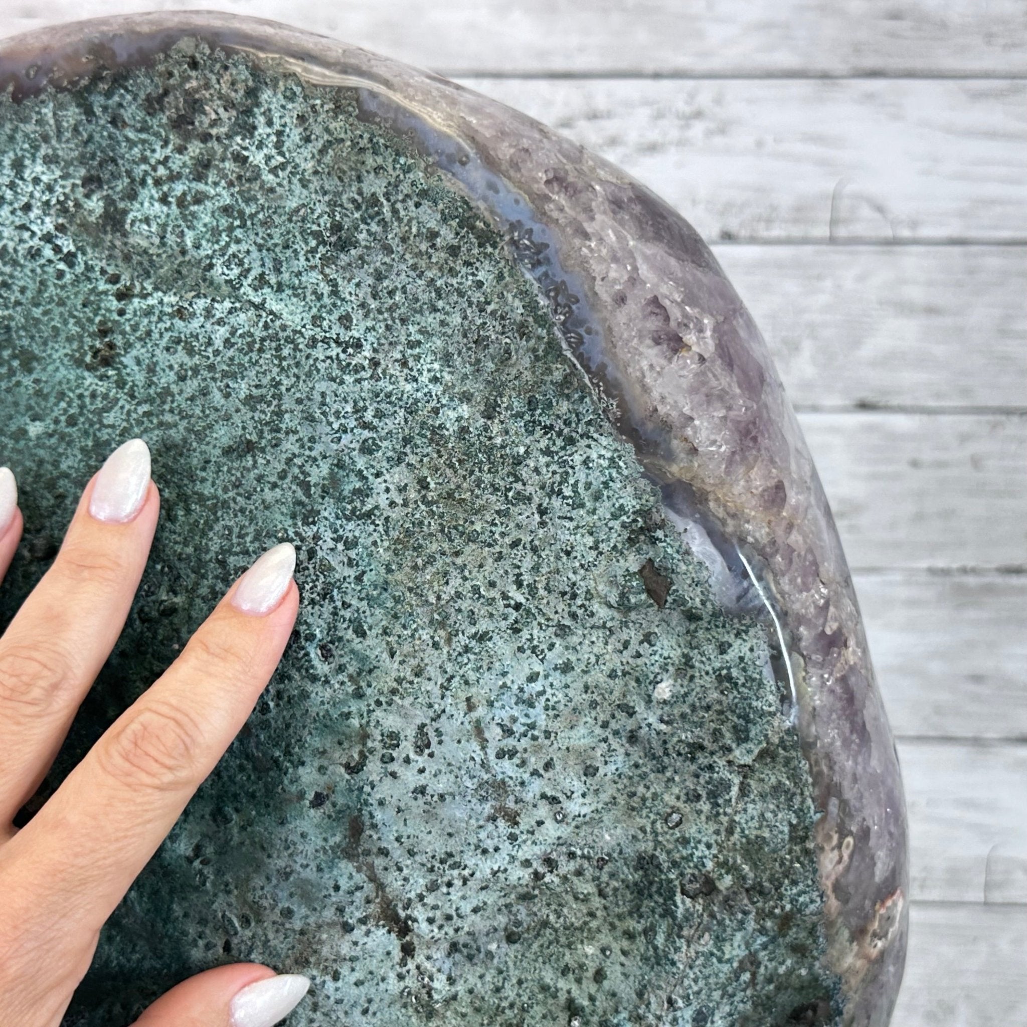 Super Quality Amethyst Cluster on a Metal Base, 76 lbs & 24.1" Tall #5491 - 0161 - Brazil GemsBrazil GemsSuper Quality Amethyst Cluster on a Metal Base, 76 lbs & 24.1" Tall #5491 - 0161Clusters on Fixed Bases5491 - 0161