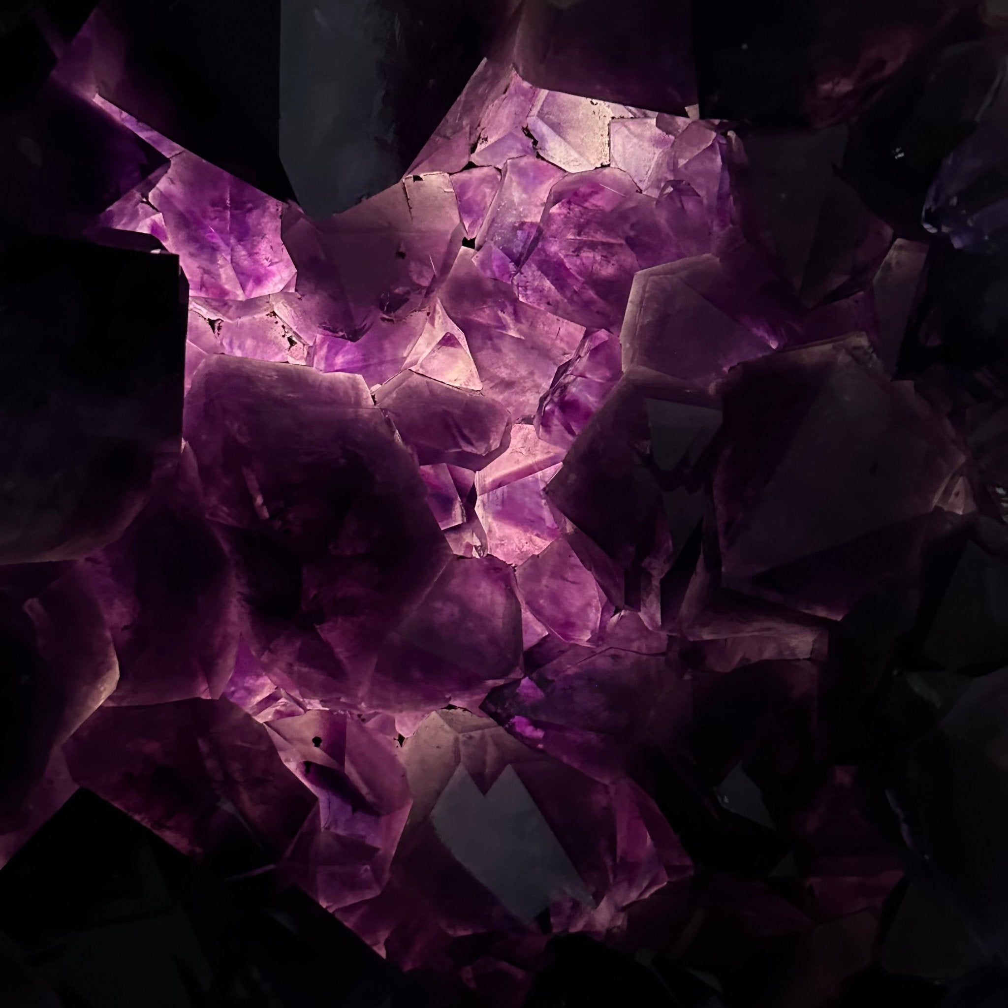 Super Quality Amethyst Cluster on Rotating Stand, 101.8 lbs & 26" Tall #5492 - 0032 - Brazil GemsBrazil GemsSuper Quality Amethyst Cluster on Rotating Stand, 101.8 lbs & 26" Tall #5492 - 0032Clusters on Rotating Bases5492 - 0032