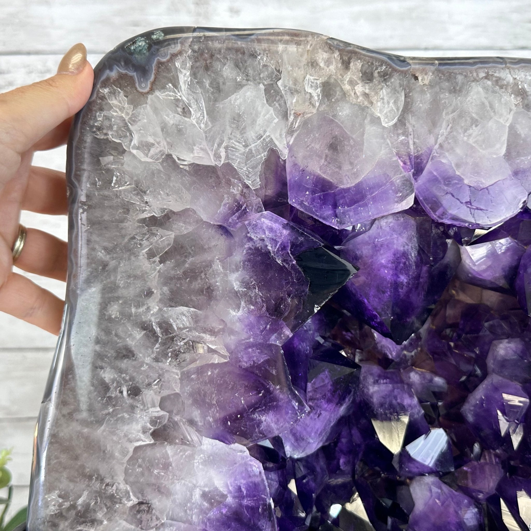 Super Quality Amethyst Cluster on Rotating Stand, 101.8 lbs & 26" Tall #5492 - 0032 - Brazil GemsBrazil GemsSuper Quality Amethyst Cluster on Rotating Stand, 101.8 lbs & 26" Tall #5492 - 0032Clusters on Rotating Bases5492 - 0032
