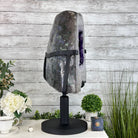 Super Quality Amethyst Cluster on Rotating Stand, 129.6 lbs & 26.2" Tall #5492 - 0031 - Brazil GemsBrazil GemsSuper Quality Amethyst Cluster on Rotating Stand, 129.6 lbs & 26.2" Tall #5492 - 0031Clusters on Rotating Bases5492 - 0031