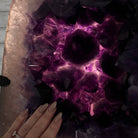 Super Quality Amethyst Cluster on Rotating Stand, 129.6 lbs & 26.2" Tall #5492 - 0031 - Brazil GemsBrazil GemsSuper Quality Amethyst Cluster on Rotating Stand, 129.6 lbs & 26.2" Tall #5492 - 0031Clusters on Rotating Bases5492 - 0031