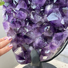 Super Quality Amethyst Cluster on Rotating Stand, 141 lbs & 32" Tall #5492-0029 - Brazil GemsBrazil GemsSuper Quality Amethyst Cluster on Rotating Stand, 141 lbs & 32" Tall #5492-0029Clusters on Rotating Bases5492-0029
