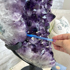 Super Quality Amethyst Cluster on Rotating Stand, 141 lbs & 32" Tall #5492-0029 - Brazil GemsBrazil GemsSuper Quality Amethyst Cluster on Rotating Stand, 141 lbs & 32" Tall #5492-0029Clusters on Rotating Bases5492-0029
