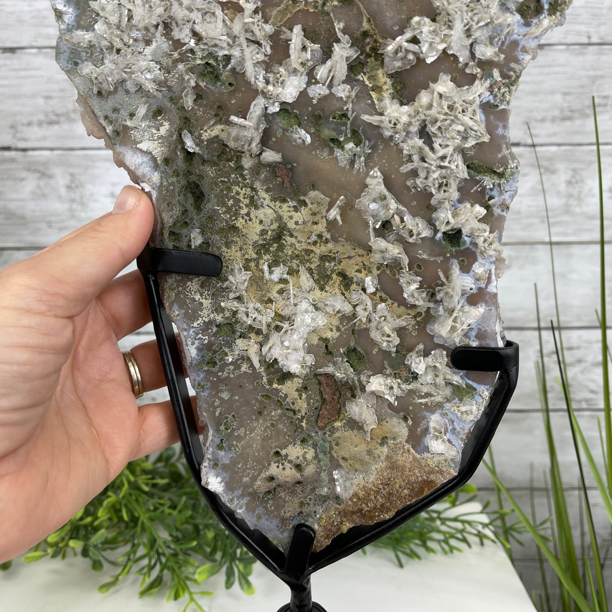 Super Quality Amethyst Freeform Crystal on Rotating Stand, 5.7 lbs & 22.3" tall #5492-0026 by Brazil Gems - Brazil GemsBrazil GemsSuper Quality Amethyst Freeform Crystal on Rotating Stand, 5.7 lbs & 22.3" tall #5492-0026 by Brazil GemsClusters on Rotating Bases5492-0026