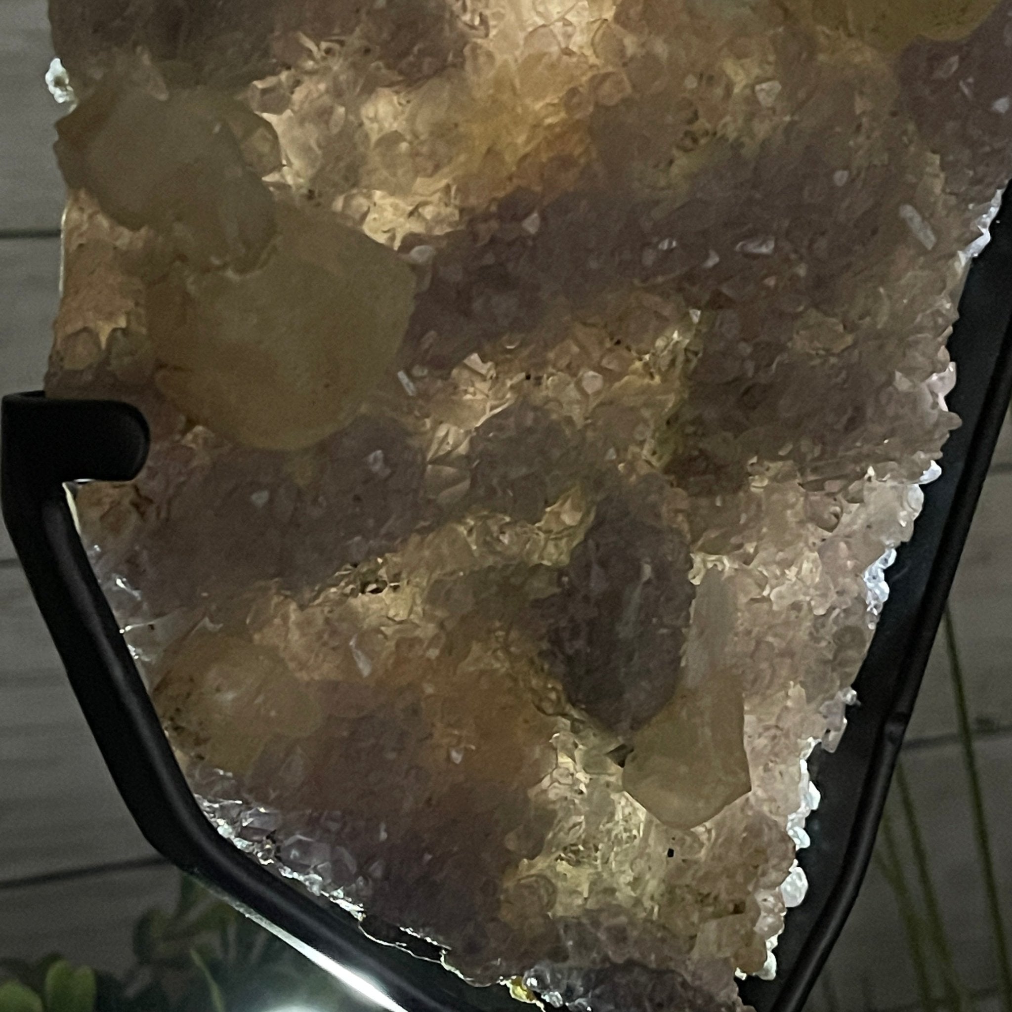 Super Quality Amethyst Freeform Crystal on Rotating Stand, 5.7 lbs & 22.3" tall #5492-0026 by Brazil Gems - Brazil GemsBrazil GemsSuper Quality Amethyst Freeform Crystal on Rotating Stand, 5.7 lbs & 22.3" tall #5492-0026 by Brazil GemsClusters on Rotating Bases5492-0026