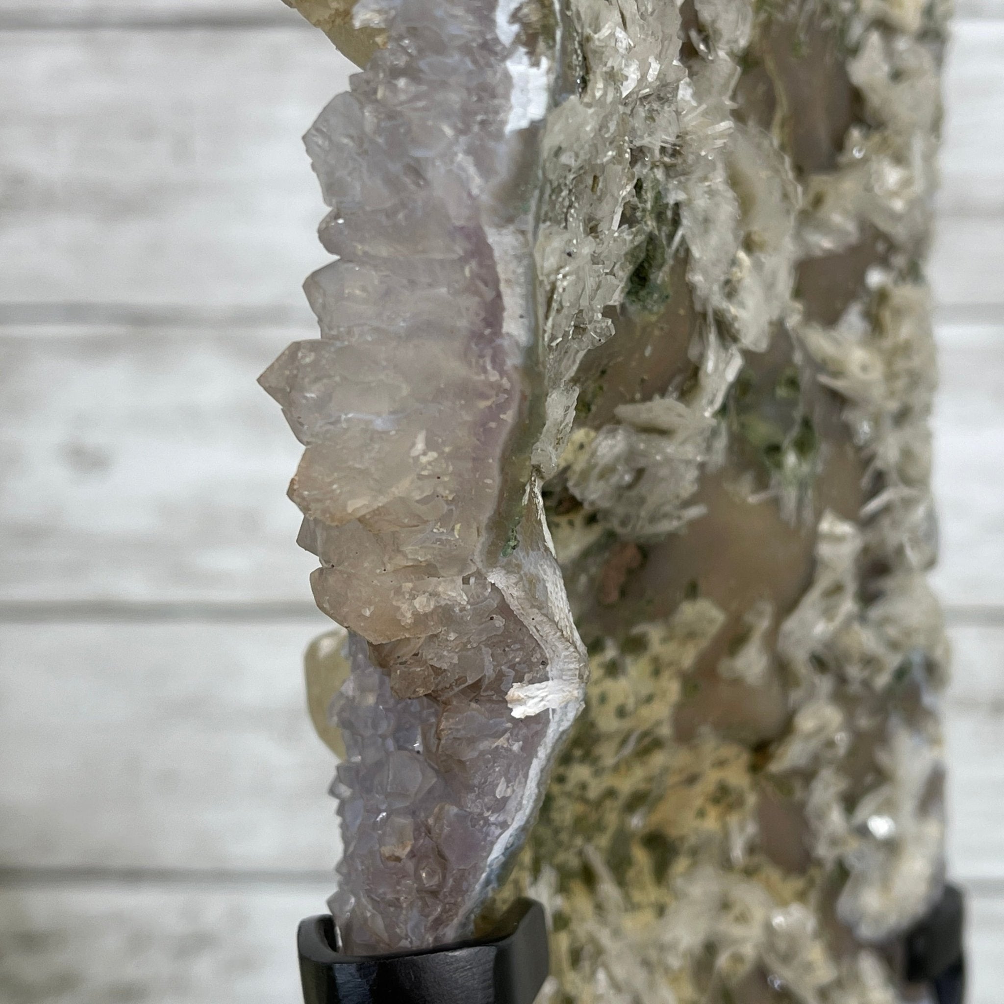 Super Quality Amethyst Freeform Crystal on Rotating Stand, 5.7 lbs & 22.3" tall #5492-0026 by Brazil Gems - Brazil GemsBrazil GemsSuper Quality Amethyst Freeform Crystal on Rotating Stand, 5.7 lbs & 22.3" tall #5492-0026 by Brazil GemsClusters on Rotating Bases5492-0026