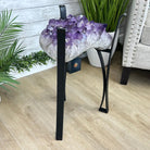 Super Quality Amethyst Geode Side Table, 46.2 lbs, 21.7" Tall #1384-0037 - Brazil GemsBrazil GemsSuper Quality Amethyst Geode Side Table, 46.2 lbs, 21.7" Tall #1384-0037Tables: Side1384-0037