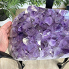 Super Quality Amethyst Geode Side Table, 46.2 lbs, 21.7" Tall #1384-0037 - Brazil GemsBrazil GemsSuper Quality Amethyst Geode Side Table, 46.2 lbs, 21.7" Tall #1384-0037Tables: Side1384-0037