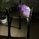 Super Quality Amethyst Geode Side Table, 46.2 lbs, 21.7" Tall #1384-0037 - Brazil GemsBrazil GemsSuper Quality Amethyst Geode Side Table, 46.2 lbs, 21.7" Tall #1384-0037Tables: Side1384-0037