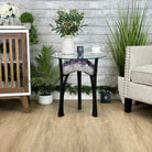 Super Quality Amethyst Geode Side Table, 46.2 lbs, 21.7" Tall #1384-0037 - Brazil GemsBrazil GemsSuper Quality Amethyst Geode Side Table, 46.2 lbs, 21.7" Tall #1384-0037Tables: Side1384-0037