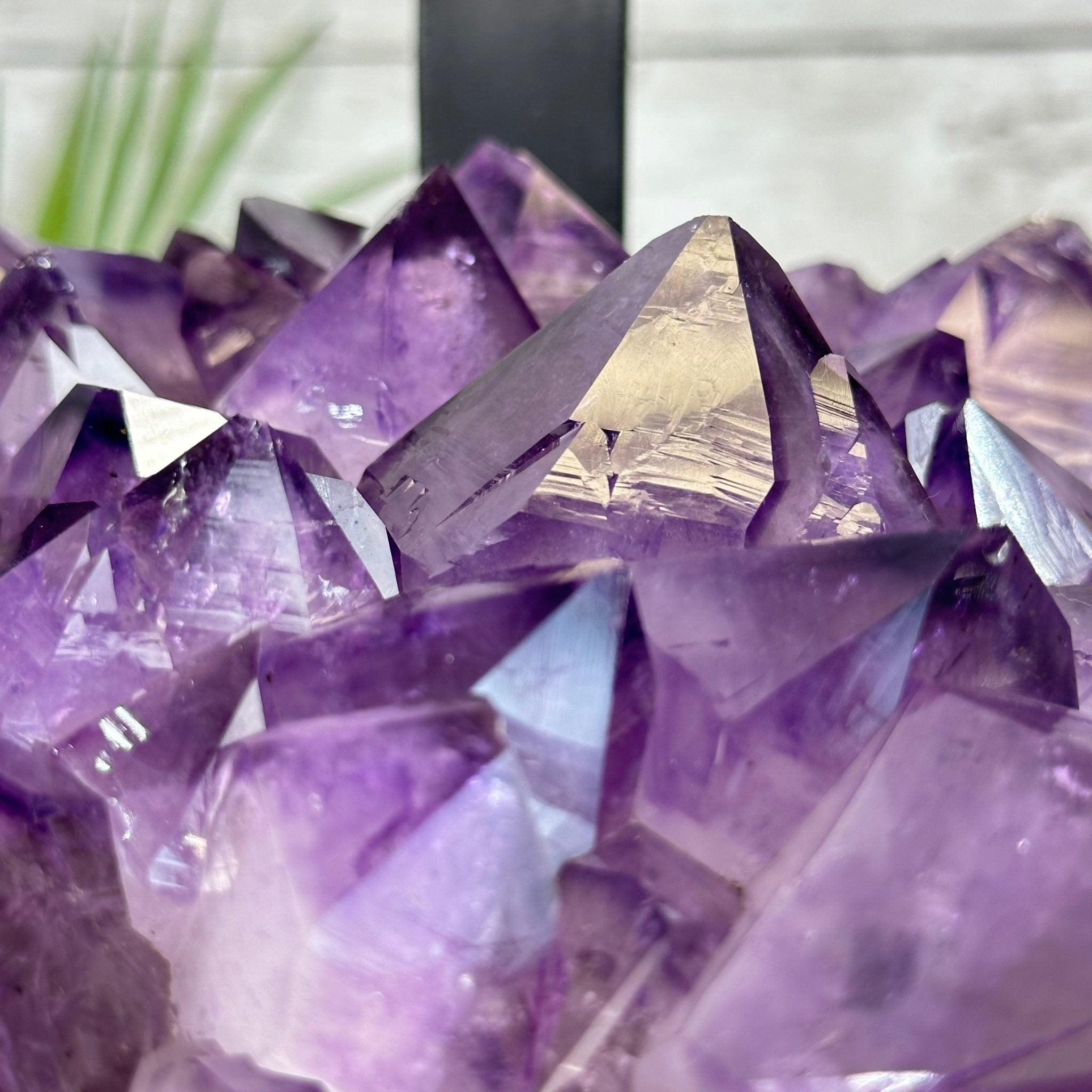 Super Quality Amethyst Geode Side Table, 46.2 lbs, 21.7" Tall #1384-0037 - Brazil GemsBrazil GemsSuper Quality Amethyst Geode Side Table, 46.2 lbs, 21.7" Tall #1384-0037Tables: Side1384-0037