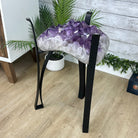 Super Quality Amethyst Geode Side Table, 46.2 lbs, 21.7" Tall #1384-0037 - Brazil GemsBrazil GemsSuper Quality Amethyst Geode Side Table, 46.2 lbs, 21.7" Tall #1384-0037Tables: Side1384-0037