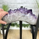 Super Quality Amethyst Geode Side Table, 46.2 lbs, 21.7" Tall #1384-0037 - Brazil GemsBrazil GemsSuper Quality Amethyst Geode Side Table, 46.2 lbs, 21.7" Tall #1384-0037Tables: Side1384-0037