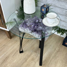 Super Quality Amethyst Geode Side Table, 46.2 lbs, 21.7" Tall #1384-0037 - Brazil GemsBrazil GemsSuper Quality Amethyst Geode Side Table, 46.2 lbs, 21.7" Tall #1384-0037Tables: Side1384-0037