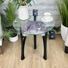 Super Quality Amethyst Geode Side Table, 46.2 lbs, 21.7" Tall #1384-0037 - Brazil GemsBrazil GemsSuper Quality Amethyst Geode Side Table, 46.2 lbs, 21.7" Tall #1384-0037Tables: Side1384-0037