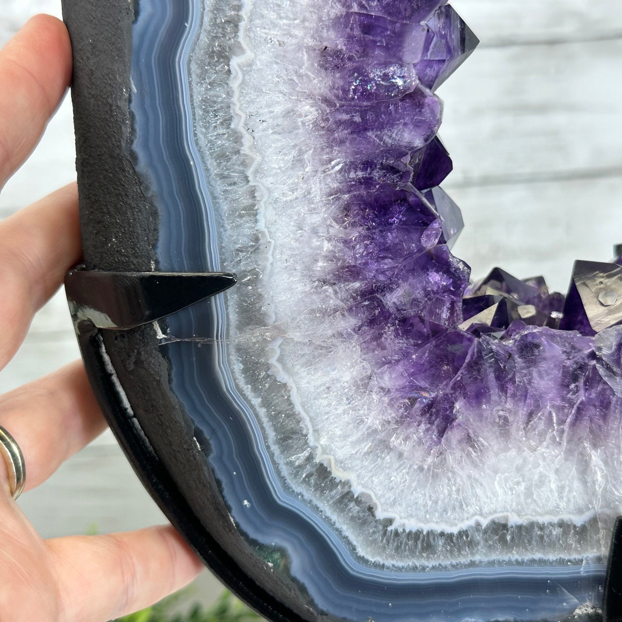 Super Quality Amethyst Portal by Brazil Gems®, 13.9 lbs & 16.9" Tall #5606-0096 - Brazil GemsBrazil GemsSuper Quality Amethyst Portal by Brazil Gems®, 13.9 lbs & 16.9" Tall #5606-0096Portals on Fixed Bases5606-0096