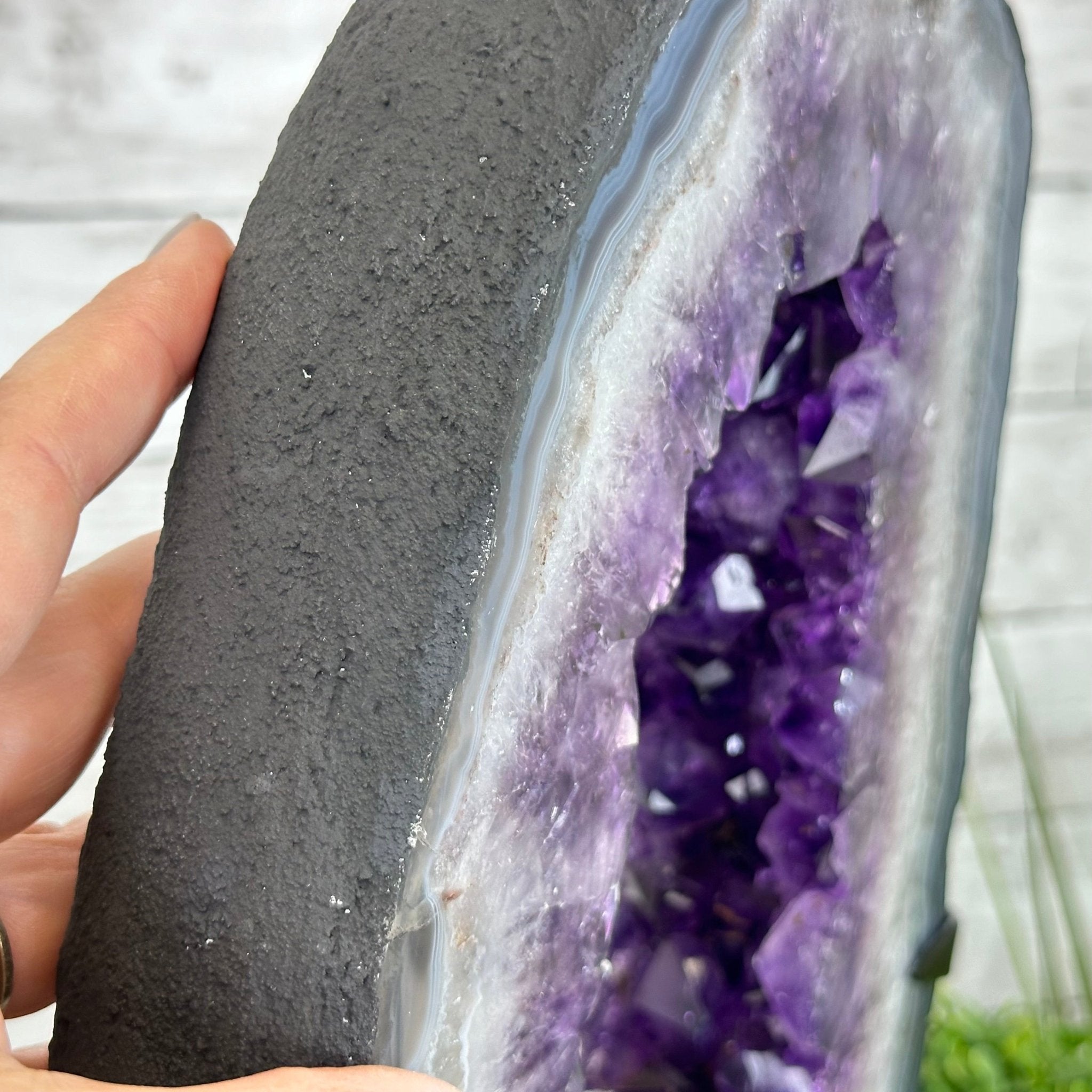Super Quality Amethyst Portal by Brazil Gems®, 13.9 lbs & 16.9" Tall #5606-0096 - Brazil GemsBrazil GemsSuper Quality Amethyst Portal by Brazil Gems®, 13.9 lbs & 16.9" Tall #5606-0096Portals on Fixed Bases5606-0096