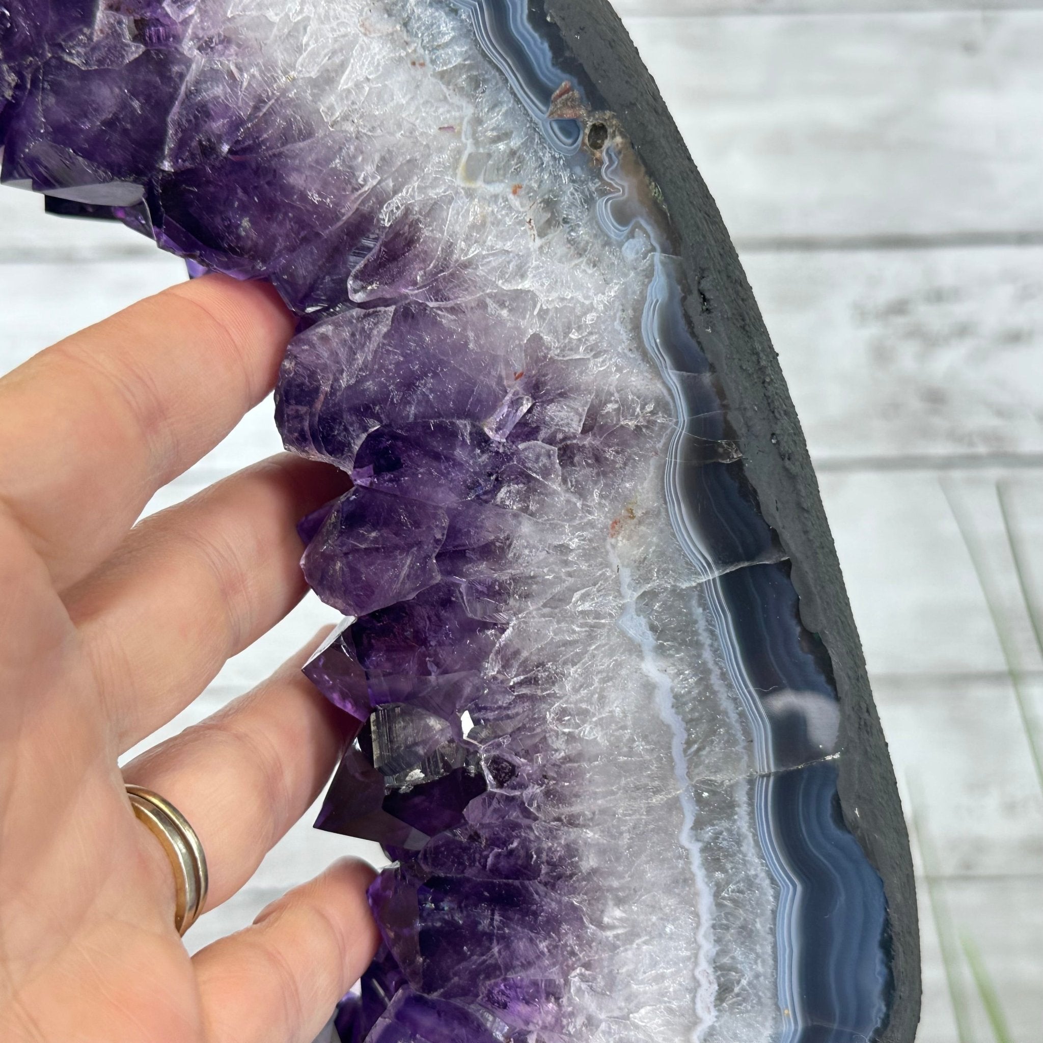 Super Quality Amethyst Portal by Brazil Gems®, 13.9 lbs & 16.9" Tall #5606-0096 - Brazil GemsBrazil GemsSuper Quality Amethyst Portal by Brazil Gems®, 13.9 lbs & 16.9" Tall #5606-0096Portals on Fixed Bases5606-0096