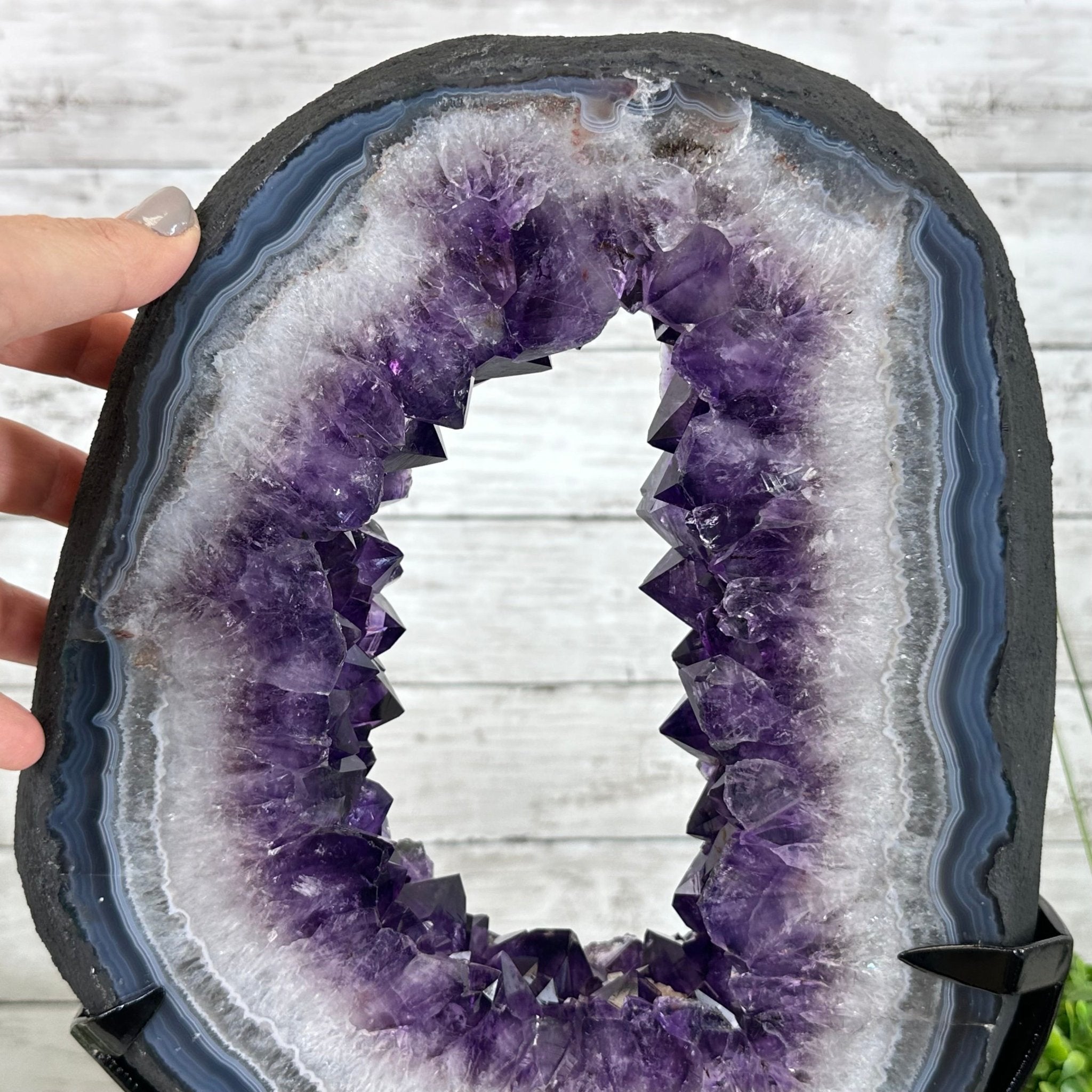 Super Quality Amethyst Portal by Brazil Gems®, 13.9 lbs & 16.9" Tall #5606-0096 - Brazil GemsBrazil GemsSuper Quality Amethyst Portal by Brazil Gems®, 13.9 lbs & 16.9" Tall #5606-0096Portals on Fixed Bases5606-0096