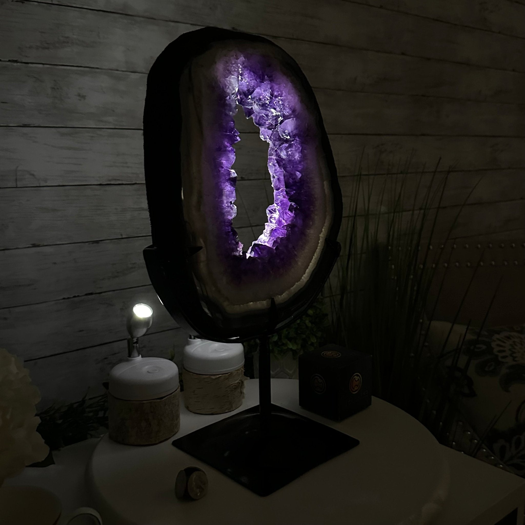 Super Quality Amethyst Portal by Brazil Gems®, 13.9 lbs & 16.9" Tall #5606-0096 - Brazil GemsBrazil GemsSuper Quality Amethyst Portal by Brazil Gems®, 13.9 lbs & 16.9" Tall #5606-0096Portals on Fixed Bases5606-0096