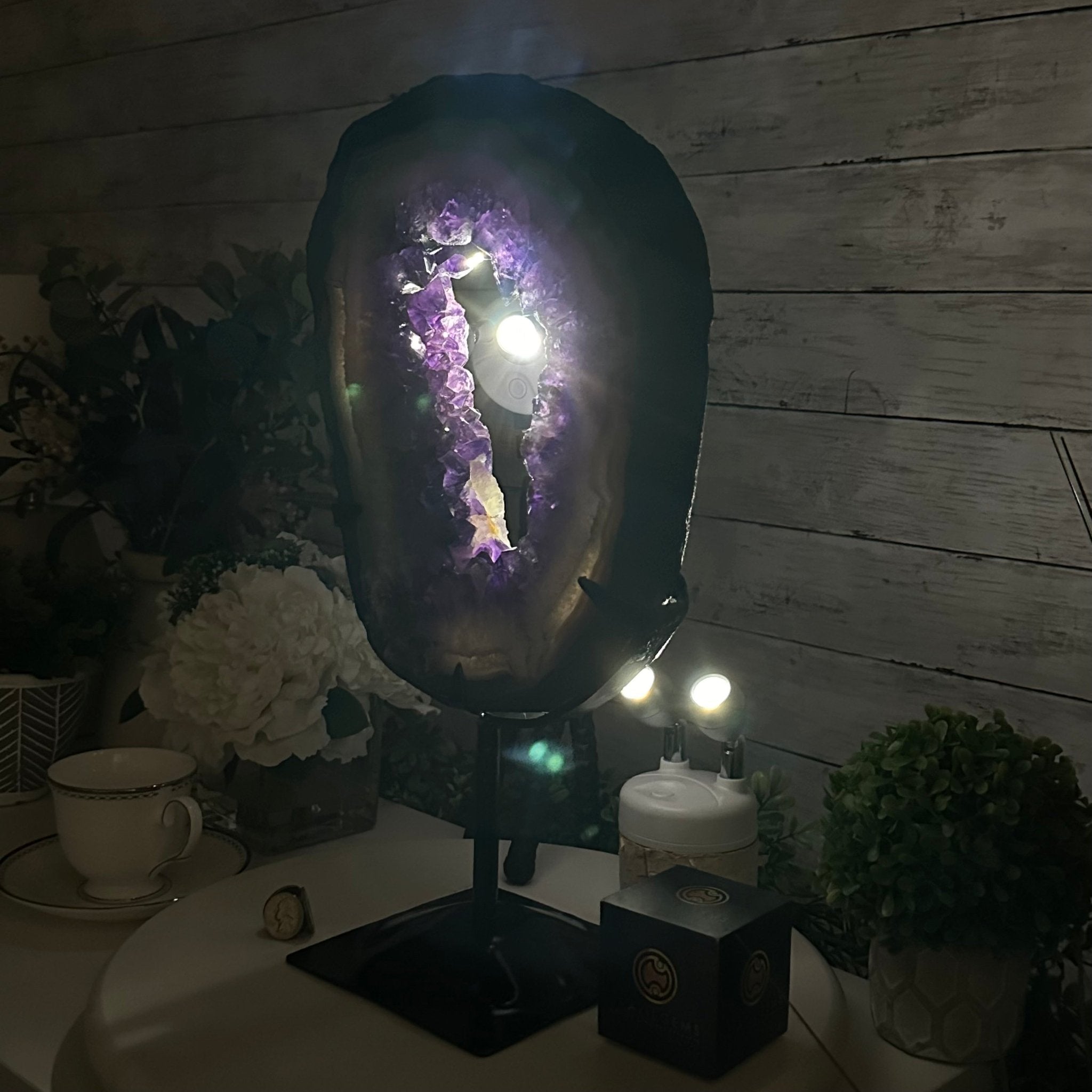 Super Quality Amethyst Portal by Brazil Gems®, 14.2 lbs & 17.6" Tall #5606-0098 - Brazil GemsBrazil GemsSuper Quality Amethyst Portal by Brazil Gems®, 14.2 lbs & 17.6" Tall #5606-0098Portals on Fixed Bases5606-0098