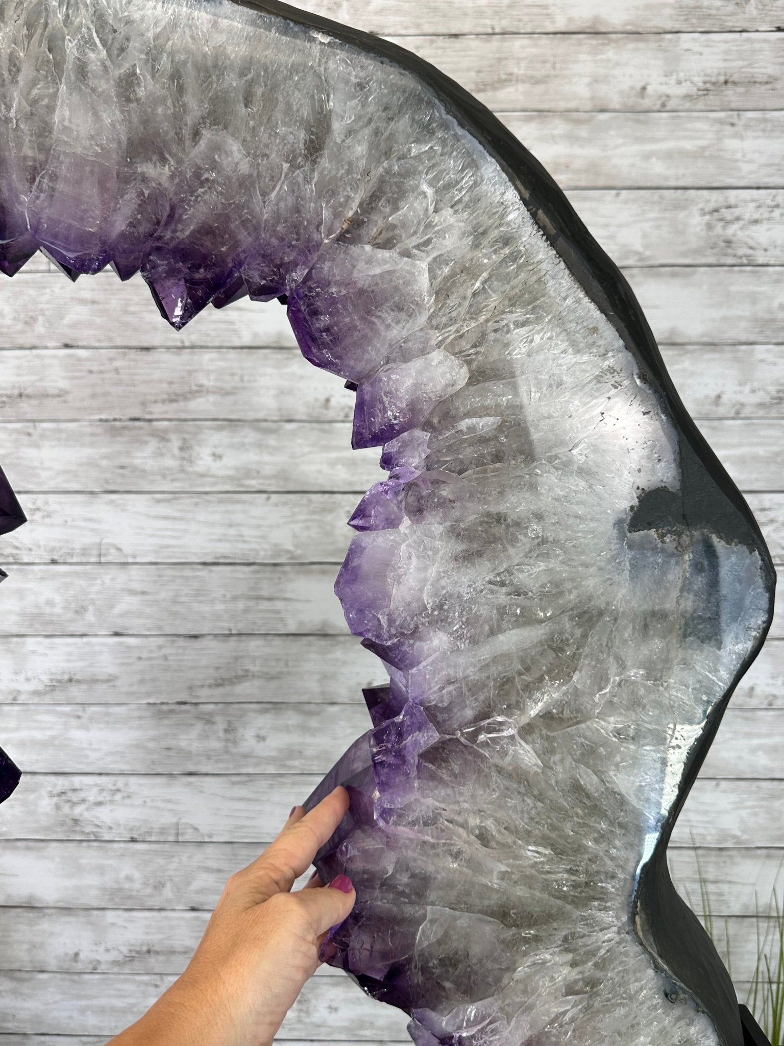 Super Quality Amethyst Portal, Rotating Stand, 170 lbs & 73" Tall #5604-0132 - Brazil GemsBrazil GemsSuper Quality Amethyst Portal, Rotating Stand, 170 lbs & 73" Tall #5604-0132Portals on Rotating Bases5604-0132