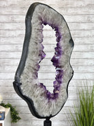 Super Quality Amethyst Portal, Rotating Stand, 170 lbs & 73" Tall #5604-0132 - Brazil GemsBrazil GemsSuper Quality Amethyst Portal, Rotating Stand, 170 lbs & 73" Tall #5604-0132Portals on Rotating Bases5604-0132