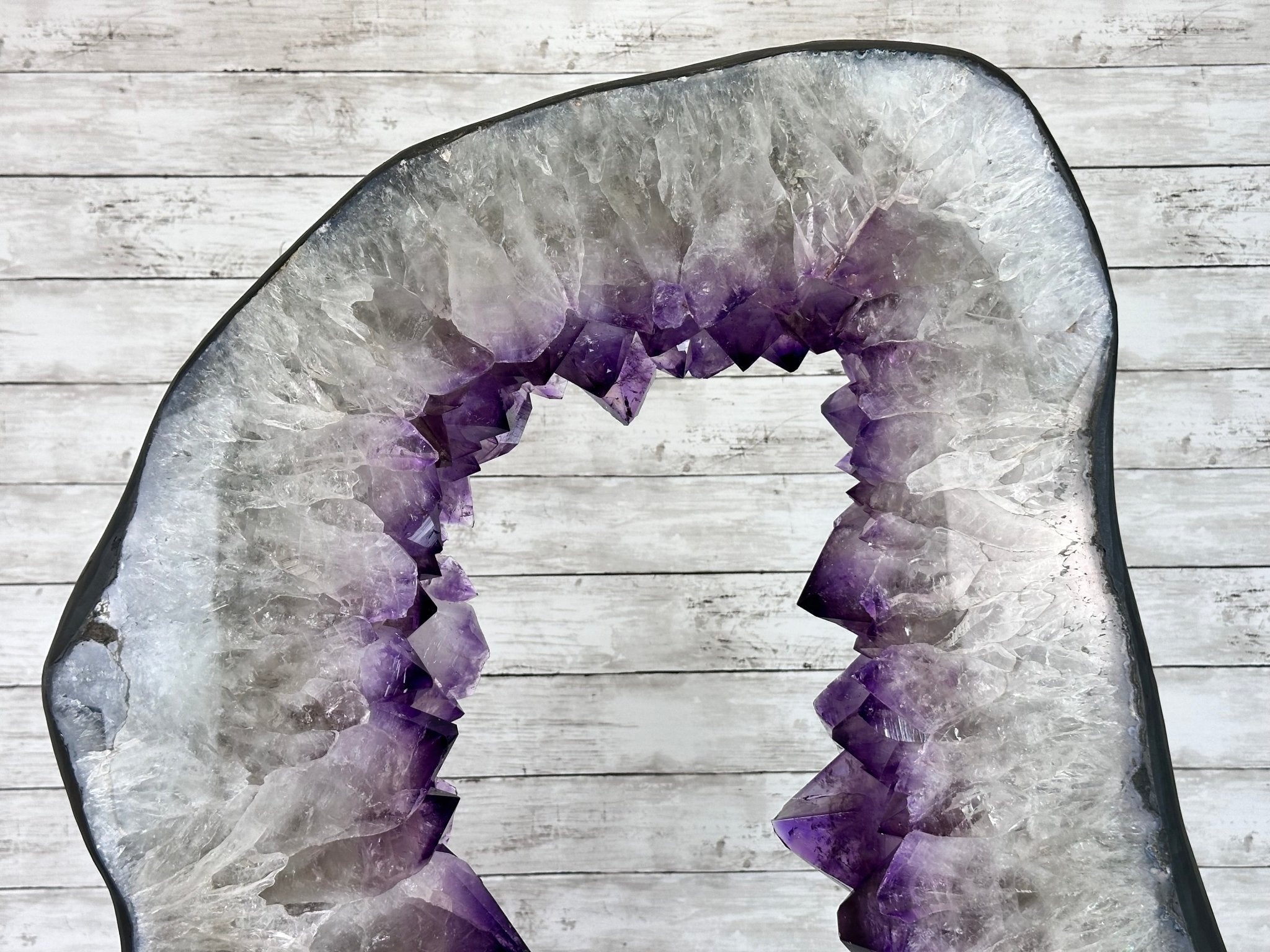 Super Quality Amethyst Portal, Rotating Stand, 170 lbs & 73" Tall #5604-0132 - Brazil GemsBrazil GemsSuper Quality Amethyst Portal, Rotating Stand, 170 lbs & 73" Tall #5604-0132Portals on Rotating Bases5604-0132