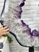 Super Quality Amethyst Portal, Rotating Stand, 170 lbs & 73" Tall #5604-0132 - Brazil GemsBrazil GemsSuper Quality Amethyst Portal, Rotating Stand, 170 lbs & 73" Tall #5604-0132Portals on Rotating Bases5604-0132