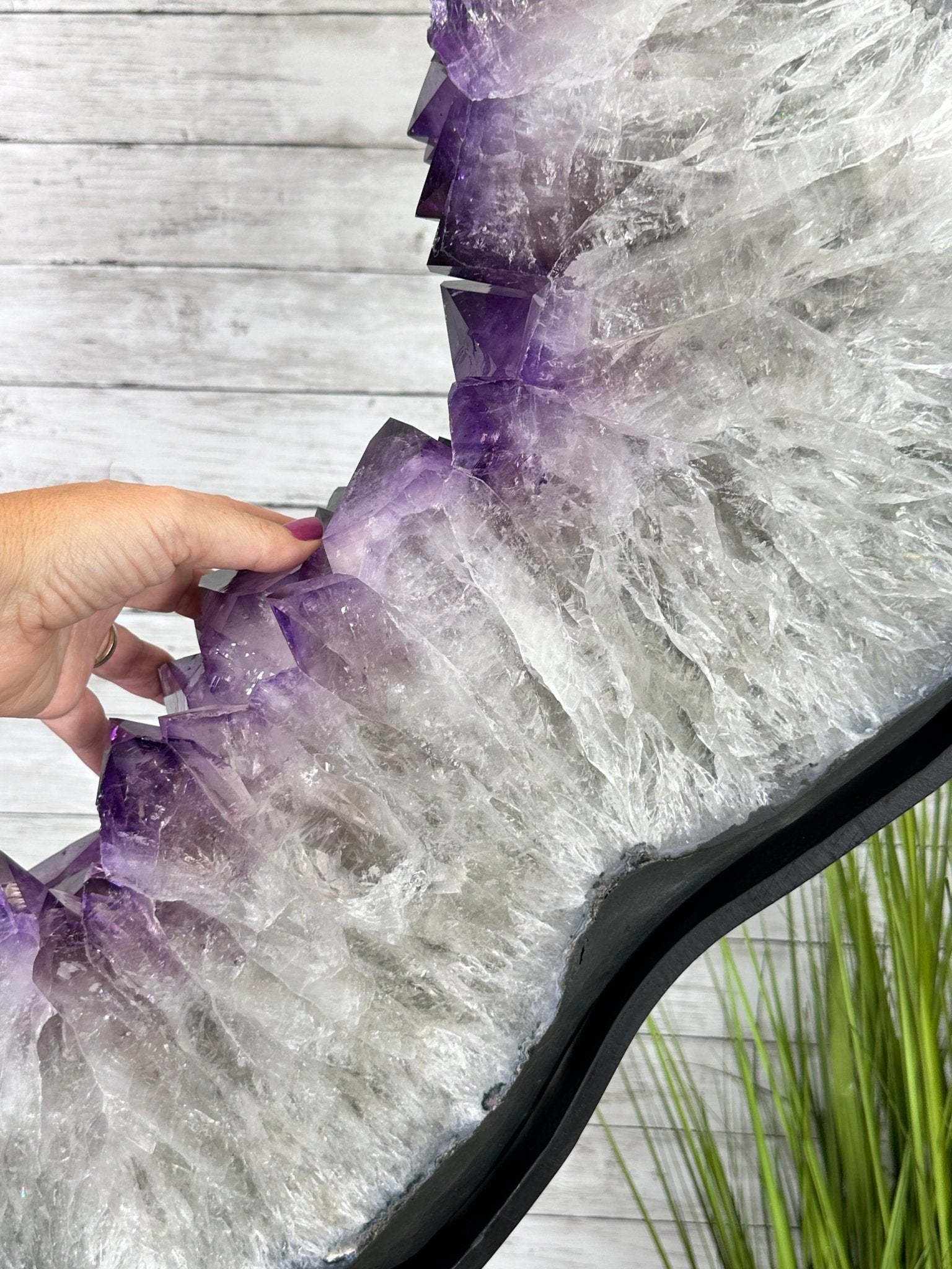 Super Quality Amethyst Portal, Rotating Stand, 170 lbs & 73" Tall #5604-0132 - Brazil GemsBrazil GemsSuper Quality Amethyst Portal, Rotating Stand, 170 lbs & 73" Tall #5604-0132Portals on Rotating Bases5604-0132