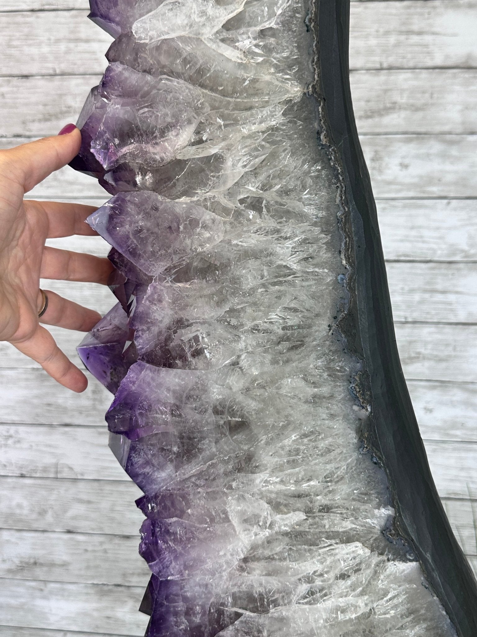 Super Quality Amethyst Portal, Rotating Stand, 170 lbs & 73" Tall #5604-0132 - Brazil GemsBrazil GemsSuper Quality Amethyst Portal, Rotating Stand, 170 lbs & 73" Tall #5604-0132Portals on Rotating Bases5604-0132