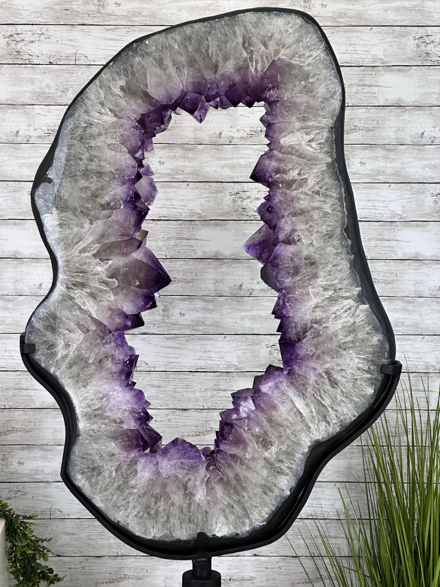 Super Quality Amethyst Portal, Rotating Stand, 170 lbs & 73" Tall #5604-0132 - Brazil GemsBrazil GemsSuper Quality Amethyst Portal, Rotating Stand, 170 lbs & 73" Tall #5604-0132Portals on Rotating Bases5604-0132