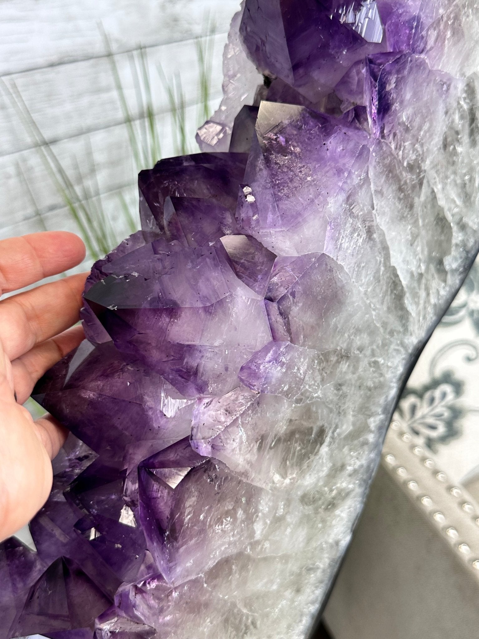 Super Quality Amethyst Portal, Rotating Stand, 170 lbs & 73" Tall #5604-0132 - Brazil GemsBrazil GemsSuper Quality Amethyst Portal, Rotating Stand, 170 lbs & 73" Tall #5604-0132Portals on Rotating Bases5604-0132