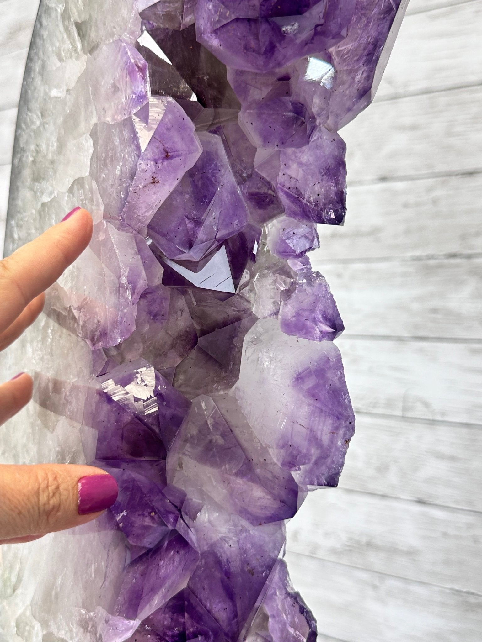 Super Quality Amethyst Portal, Rotating Stand, 170 lbs & 73" Tall #5604-0132 - Brazil GemsBrazil GemsSuper Quality Amethyst Portal, Rotating Stand, 170 lbs & 73" Tall #5604-0132Portals on Rotating Bases5604-0132