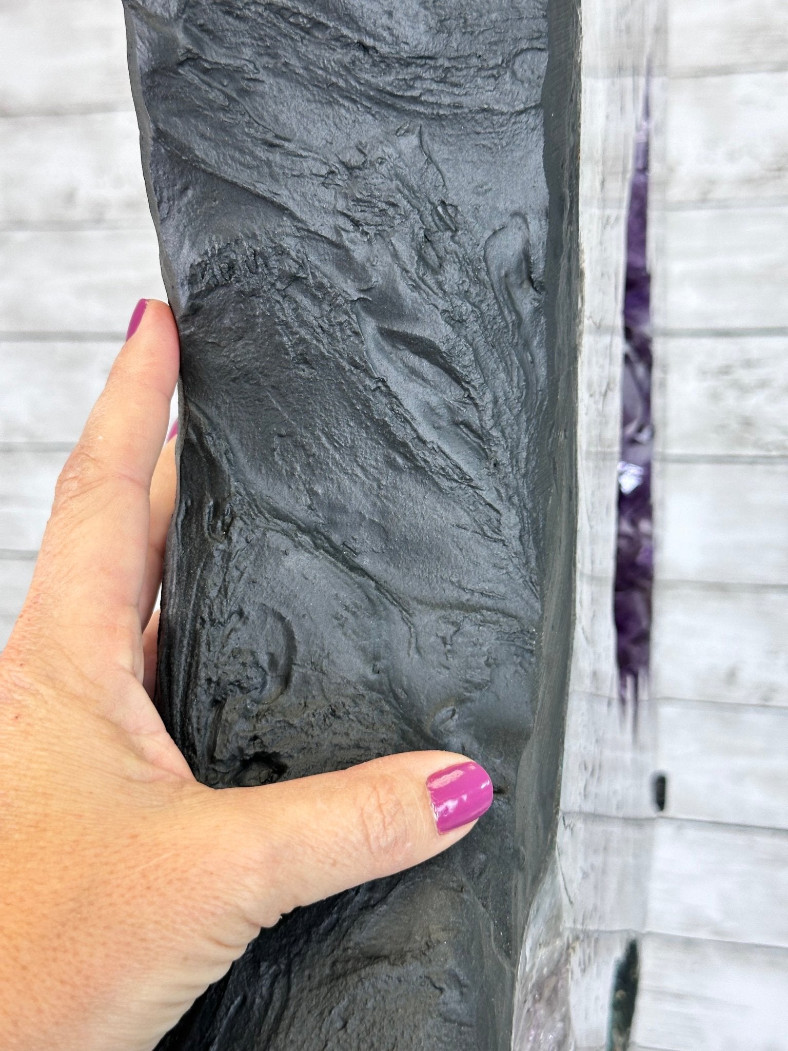 Super Quality Amethyst Portal, Rotating Stand, 171 lbs & 73" Tall #5604-0133 - Brazil GemsBrazil GemsSuper Quality Amethyst Portal, Rotating Stand, 171 lbs & 73" Tall #5604-0133Portals on Rotating Bases5604-0133