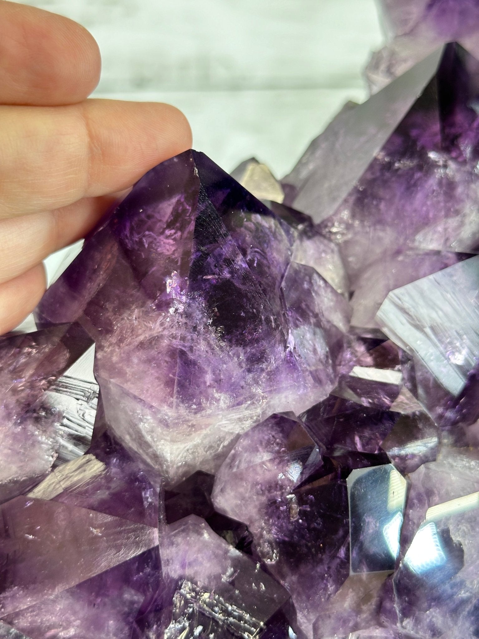 Super Quality Amethyst Portal, Rotating Stand, 171 lbs & 73" Tall #5604-0133 - Brazil GemsBrazil GemsSuper Quality Amethyst Portal, Rotating Stand, 171 lbs & 73" Tall #5604-0133Portals on Rotating Bases5604-0133