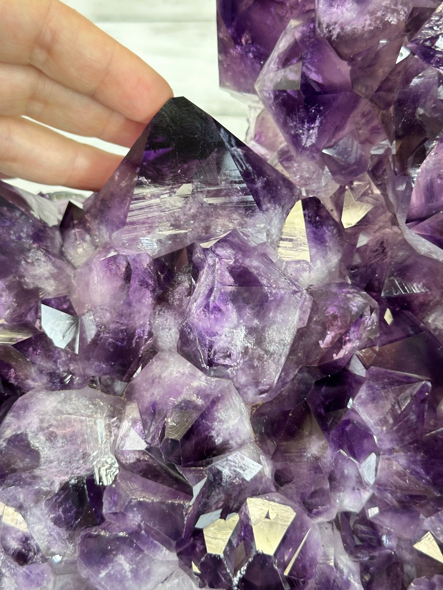 Super Quality Amethyst Portal, Rotating Stand, 171 lbs & 73" Tall #5604-0133 - Brazil GemsBrazil GemsSuper Quality Amethyst Portal, Rotating Stand, 171 lbs & 73" Tall #5604-0133Portals on Rotating Bases5604-0133