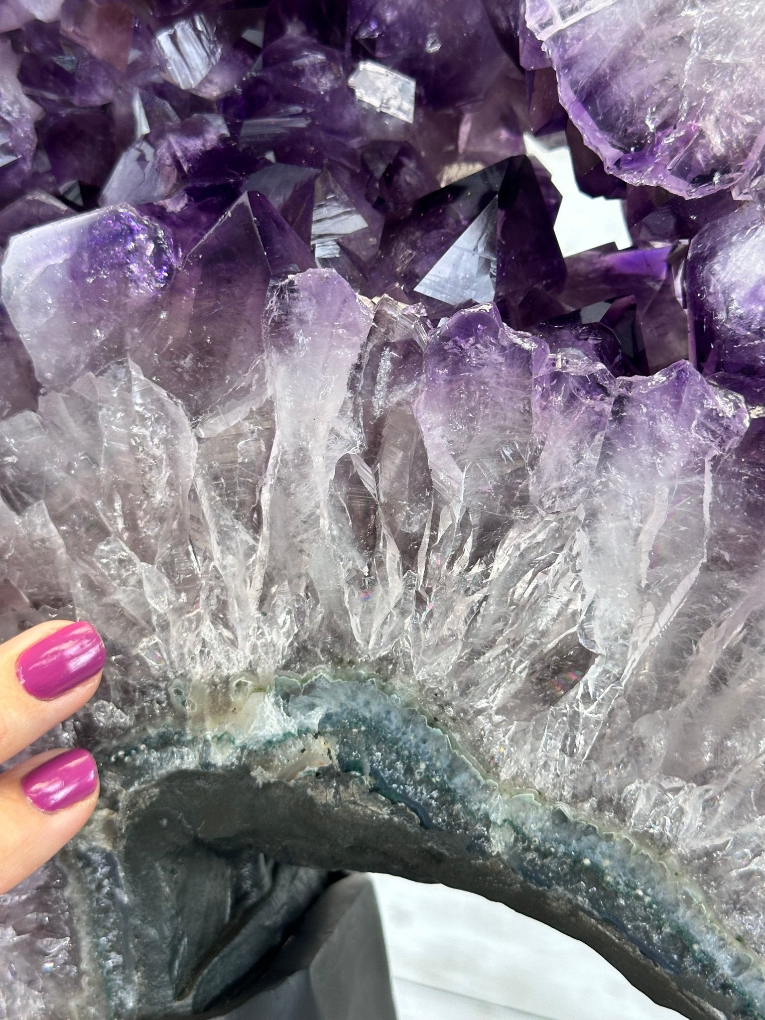 Super Quality Amethyst Portal, Rotating Stand, 171 lbs & 73" Tall #5604-0133 - Brazil GemsBrazil GemsSuper Quality Amethyst Portal, Rotating Stand, 171 lbs & 73" Tall #5604-0133Portals on Rotating Bases5604-0133