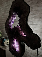 Super Quality Amethyst Portal, Rotating Stand, 171 lbs & 73" Tall #5604-0133 - Brazil GemsBrazil GemsSuper Quality Amethyst Portal, Rotating Stand, 171 lbs & 73" Tall #5604-0133Portals on Rotating Bases5604-0133