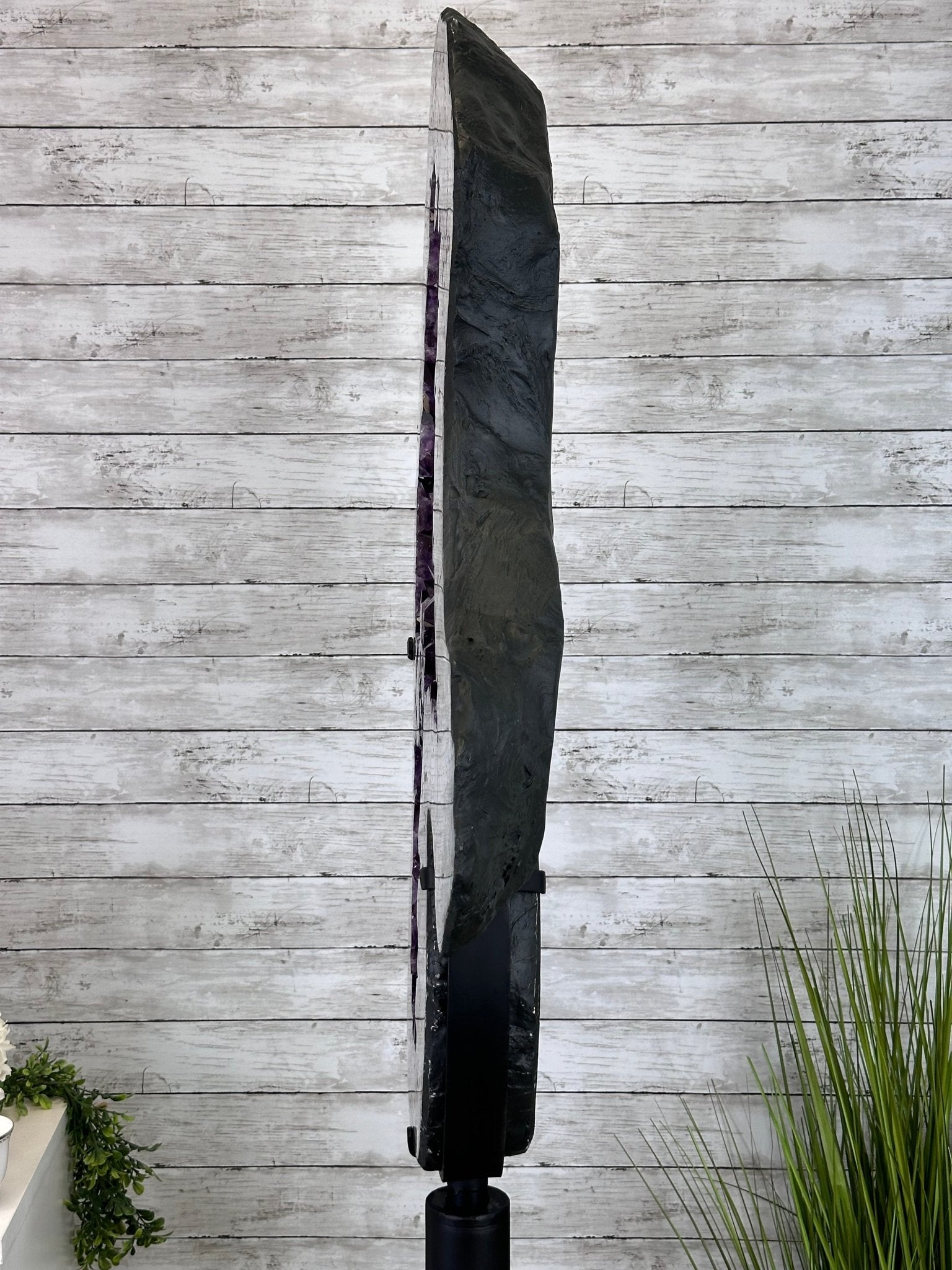 Super Quality Amethyst Portal, Rotating Stand, 171 lbs & 73" Tall #5604-0133 - Brazil GemsBrazil GemsSuper Quality Amethyst Portal, Rotating Stand, 171 lbs & 73" Tall #5604-0133Portals on Rotating Bases5604-0133
