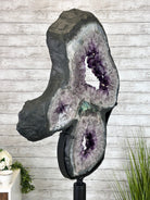 Super Quality Amethyst Portal, Rotating Stand, 171 lbs & 73" Tall #5604-0133 - Brazil GemsBrazil GemsSuper Quality Amethyst Portal, Rotating Stand, 171 lbs & 73" Tall #5604-0133Portals on Rotating Bases5604-0133
