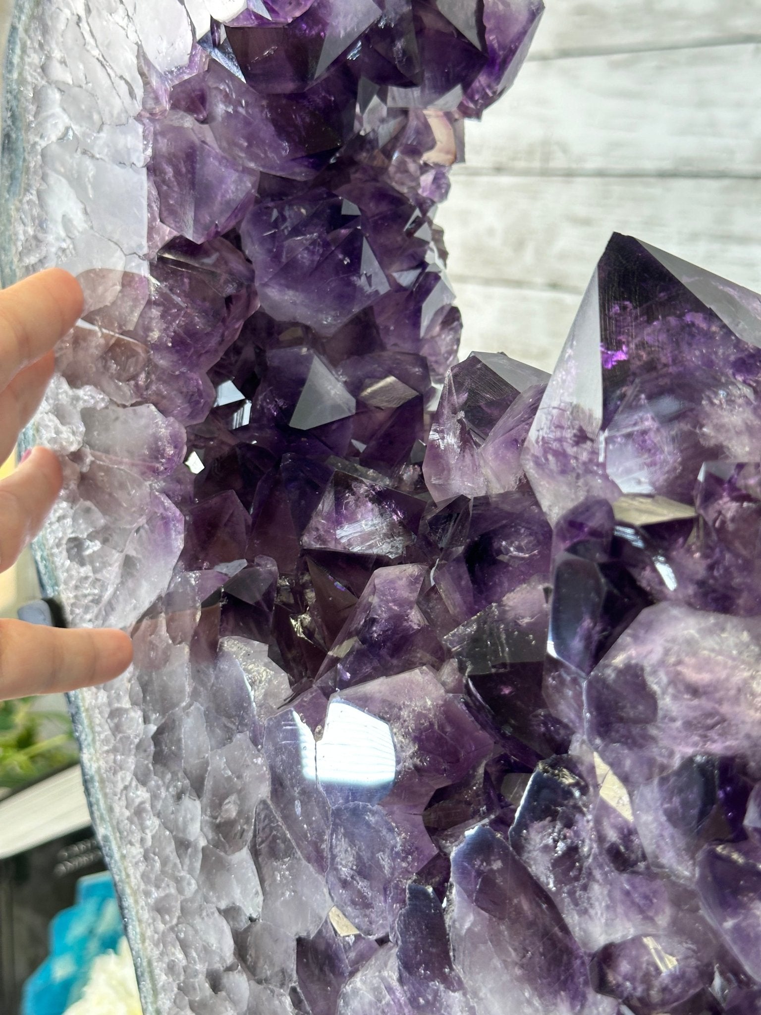 Super Quality Amethyst Portal, Rotating Stand, 171 lbs & 73" Tall #5604-0133 - Brazil GemsBrazil GemsSuper Quality Amethyst Portal, Rotating Stand, 171 lbs & 73" Tall #5604-0133Portals on Rotating Bases5604-0133
