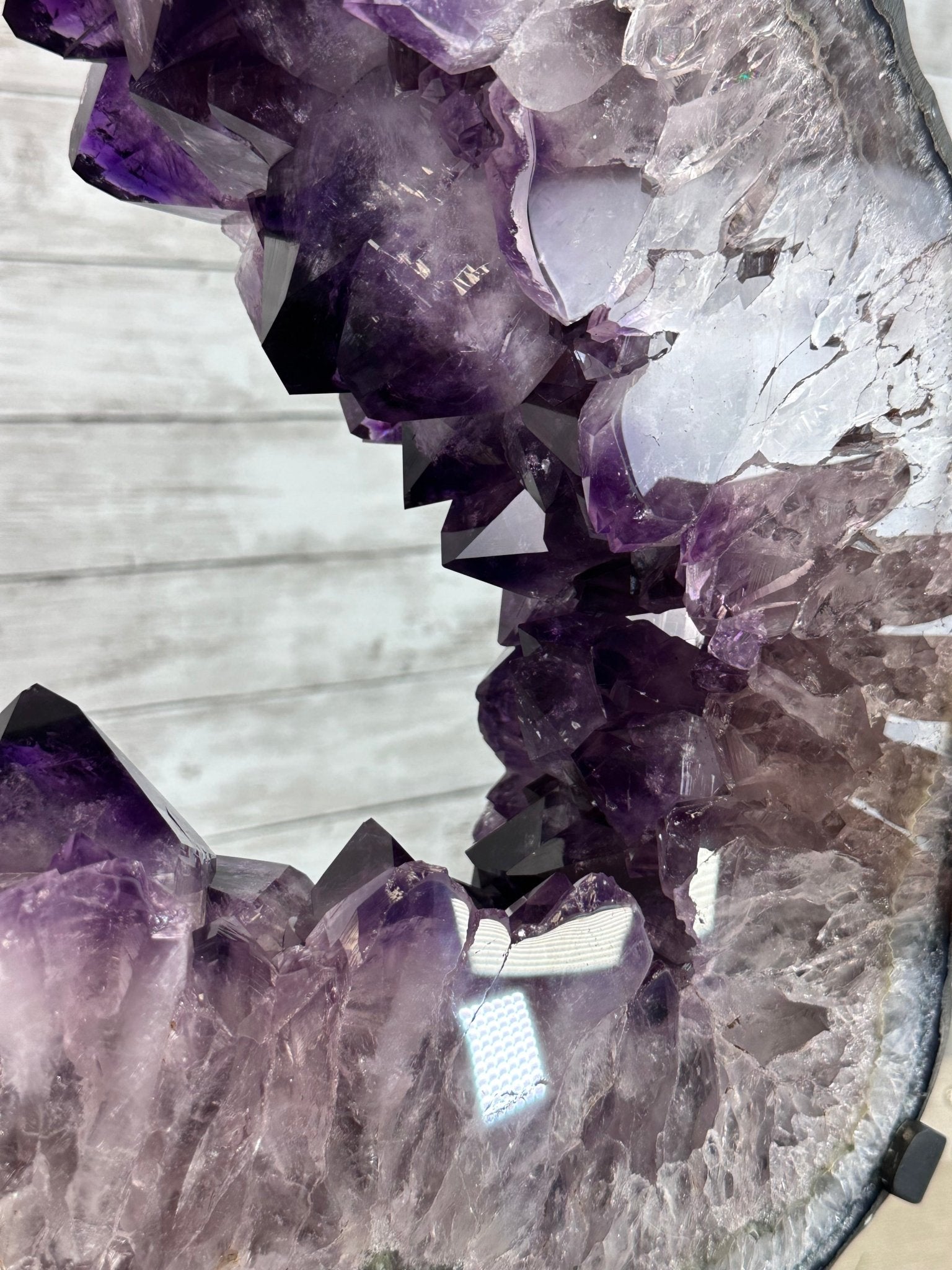 Super Quality Amethyst Portal, Rotating Stand, 171 lbs & 73" Tall #5604-0133 - Brazil GemsBrazil GemsSuper Quality Amethyst Portal, Rotating Stand, 171 lbs & 73" Tall #5604-0133Portals on Rotating Bases5604-0133