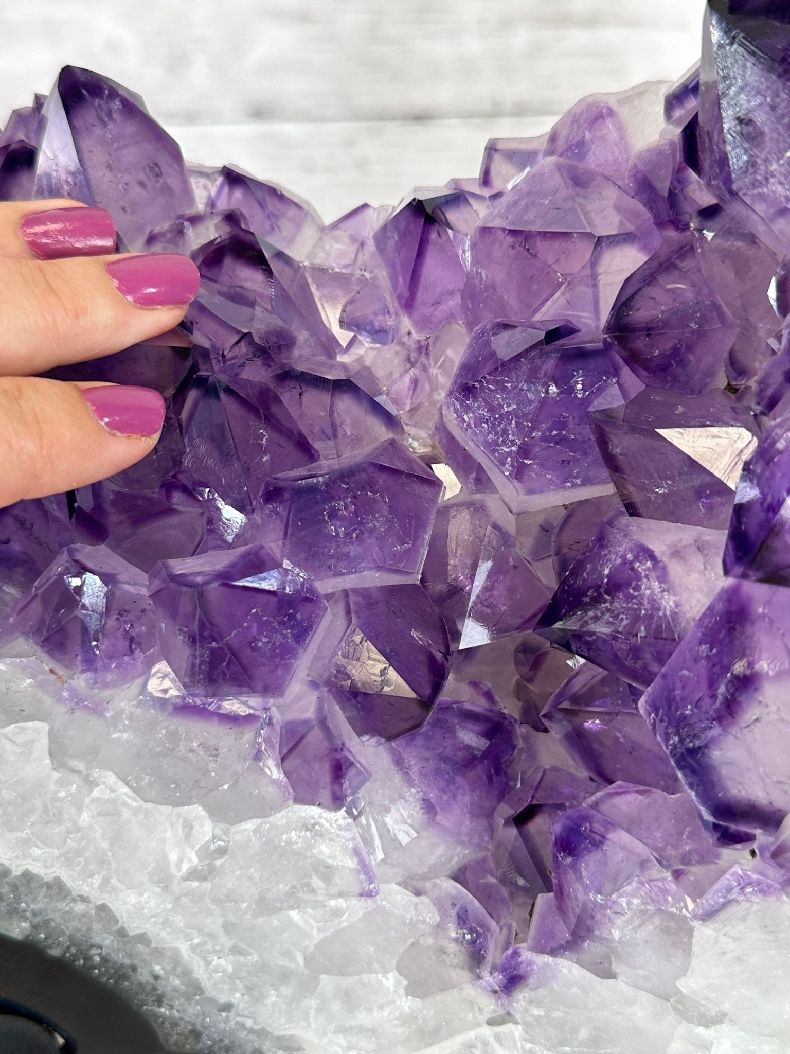 Super Quality Amethyst Portal, Rotating Stand, 185 lbs & 71" tall #5604-0130 - Brazil GemsBrazil GemsSuper Quality Amethyst Portal, Rotating Stand, 185 lbs & 71" tall #5604-0130Portals on Rotating Bases5604-0130