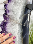 Super Quality Amethyst Portal, Rotating Stand, 185 lbs & 71" tall #5604-0130 - Brazil GemsBrazil GemsSuper Quality Amethyst Portal, Rotating Stand, 185 lbs & 71" tall #5604-0130Portals on Rotating Bases5604-0130